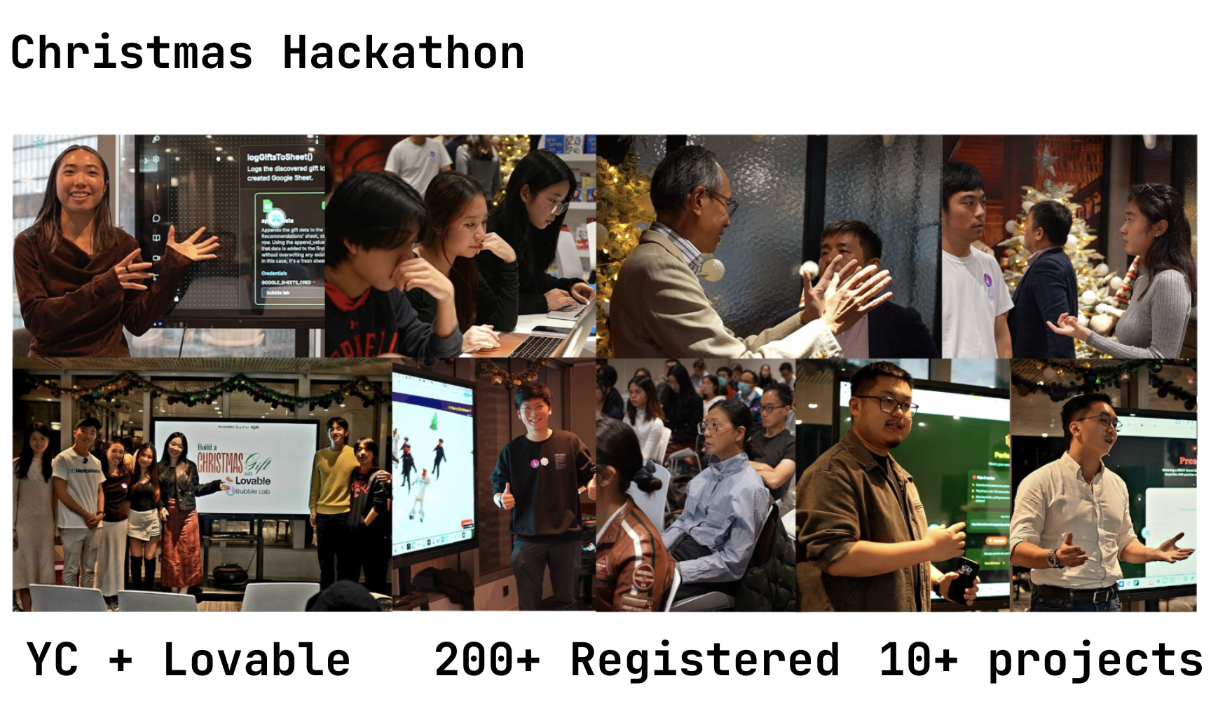 Christmas Hackathon with YC and Lovable