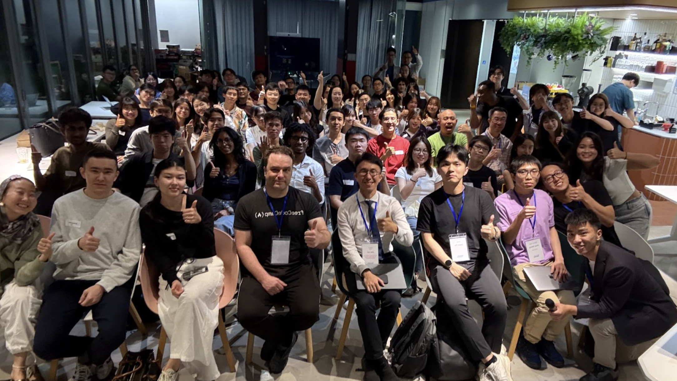 DayDreamers hackathon group photo — builders and organizers